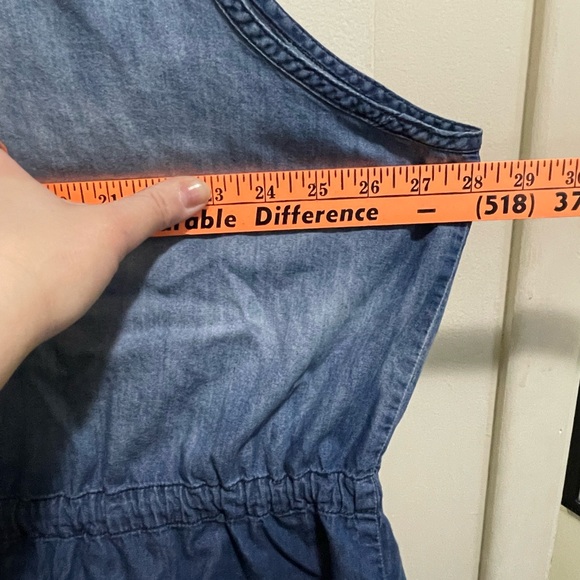 New Directions 3x Blue Denim Vest bicolor lightweight - Picture 5 of 6